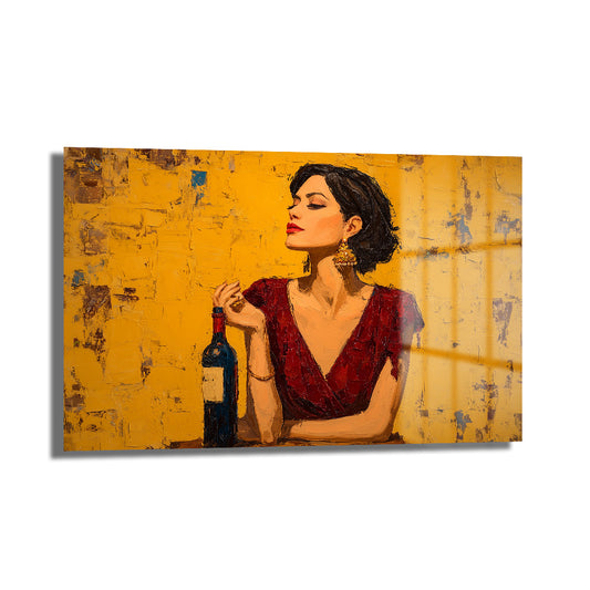 DEKORATİF YATAY CAM TABLO - TT3216