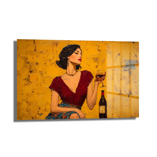 DEKORATİF YATAY CAM TABLO - TT3217