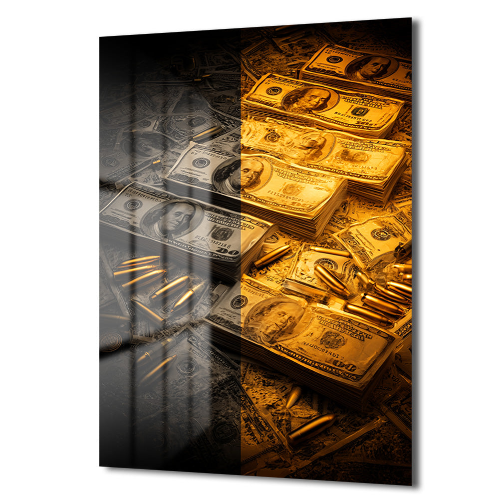 DEKORATİF DİKEY CAM TABLO - TT3372