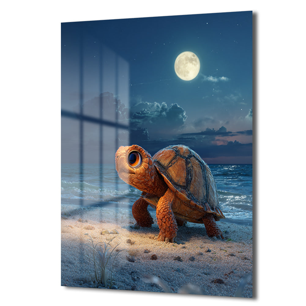 DEKORATİF DİKEY CAM TABLO - TT3438