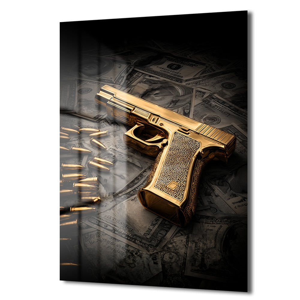 DEKORATİF DİKEY CAM TABLO - TT3373