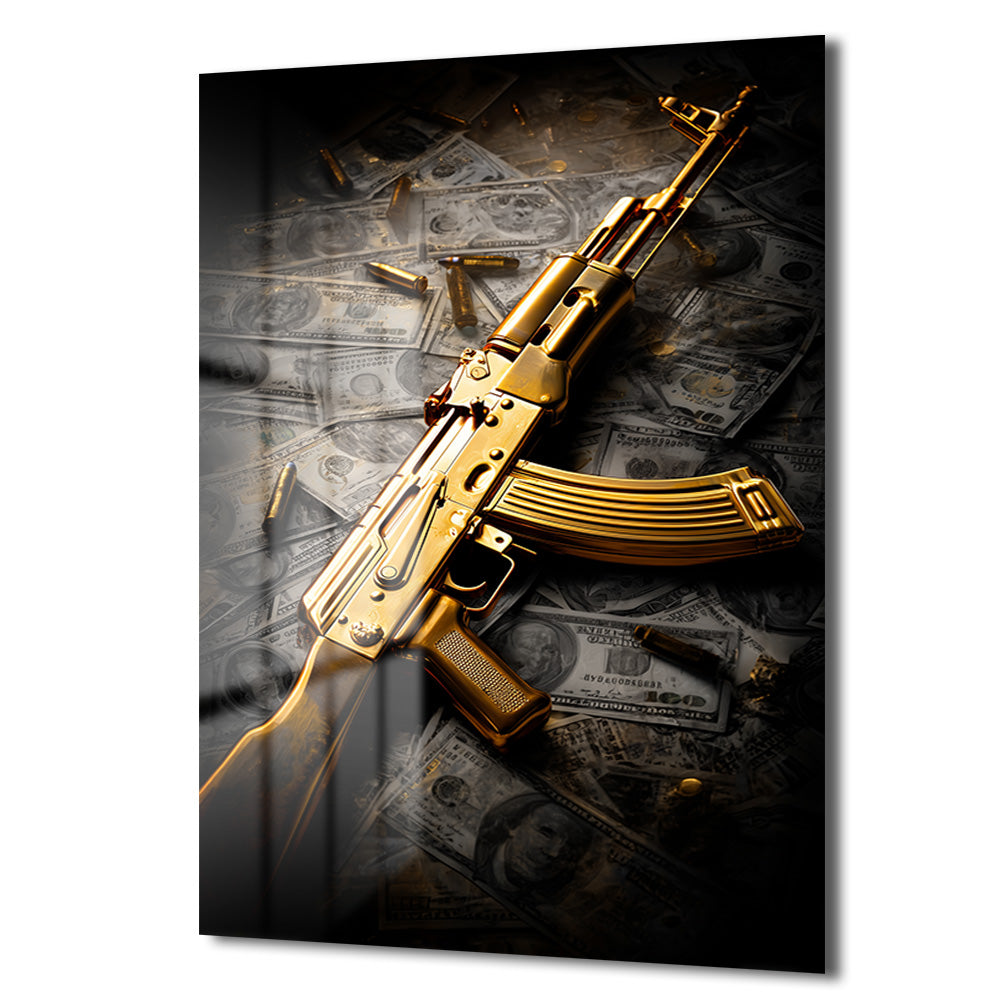 DEKORATİF DİKEY CAM TABLO - TT3374