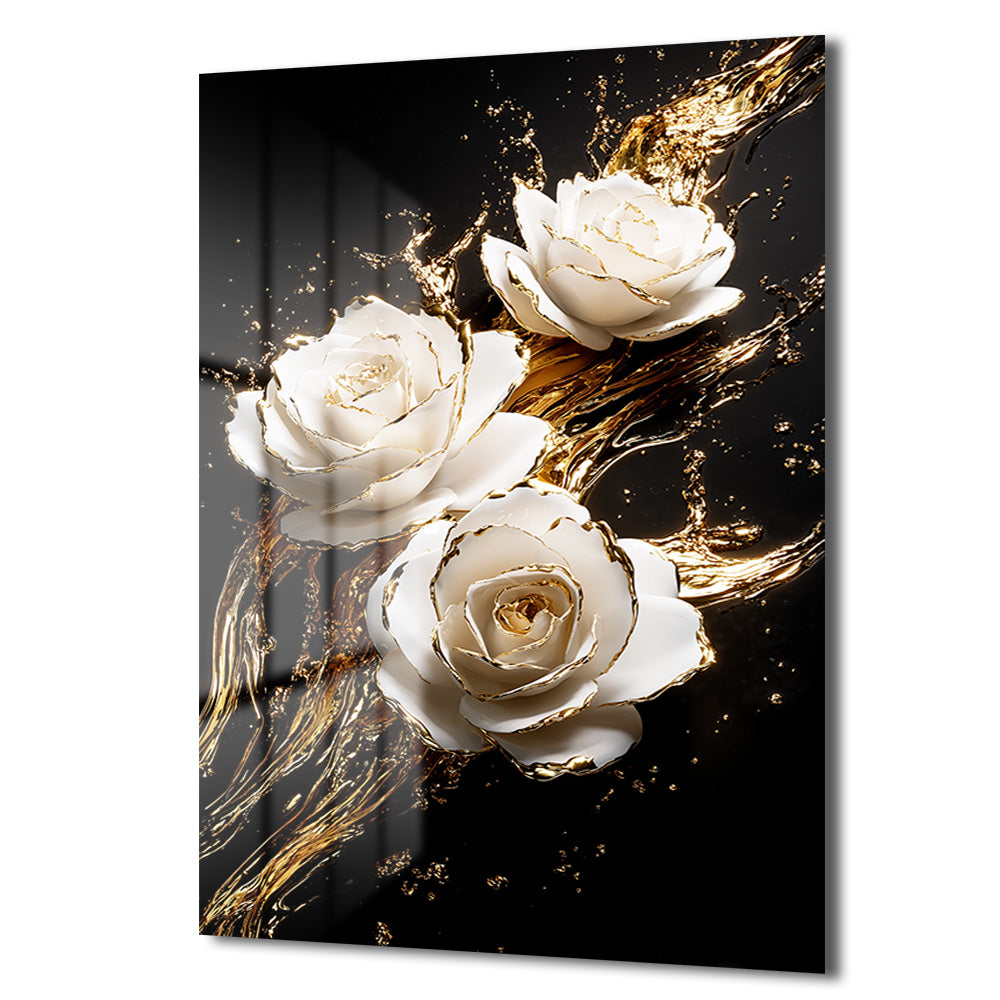 DEKORATİF DİKEY CAM TABLO - TT3377