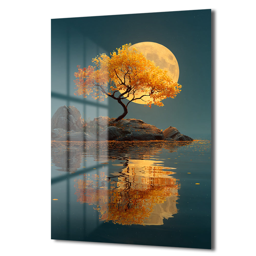 DEKORATİF DİKEY CAM TABLO - TT3380