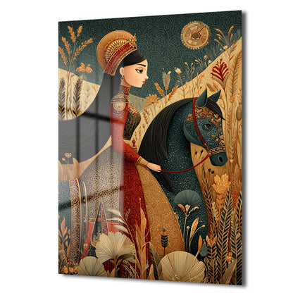 DEKORATİF DİKEY CAM TABLO - TT3448