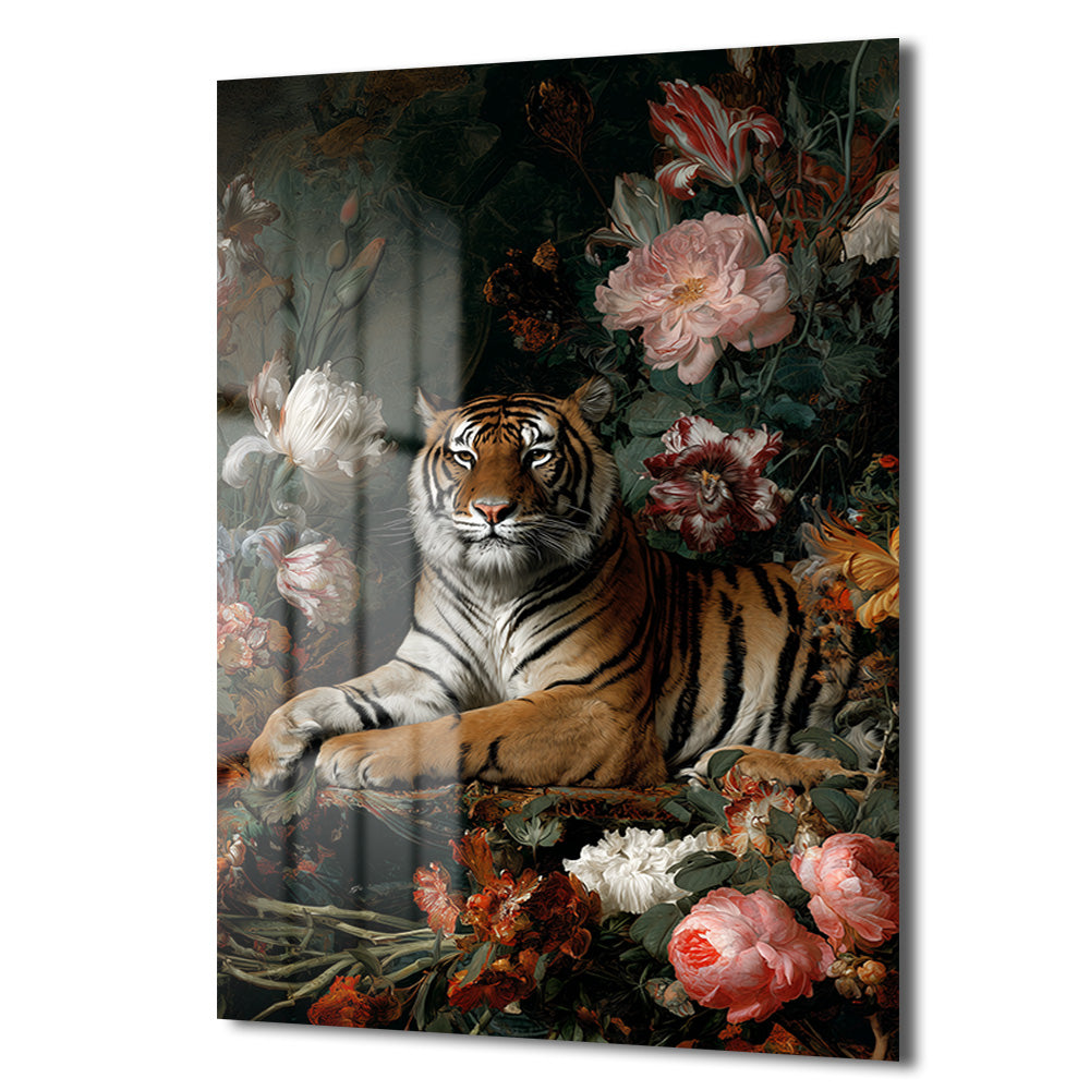 DEKORATİF DİKEY CAM TABLO - TT3386