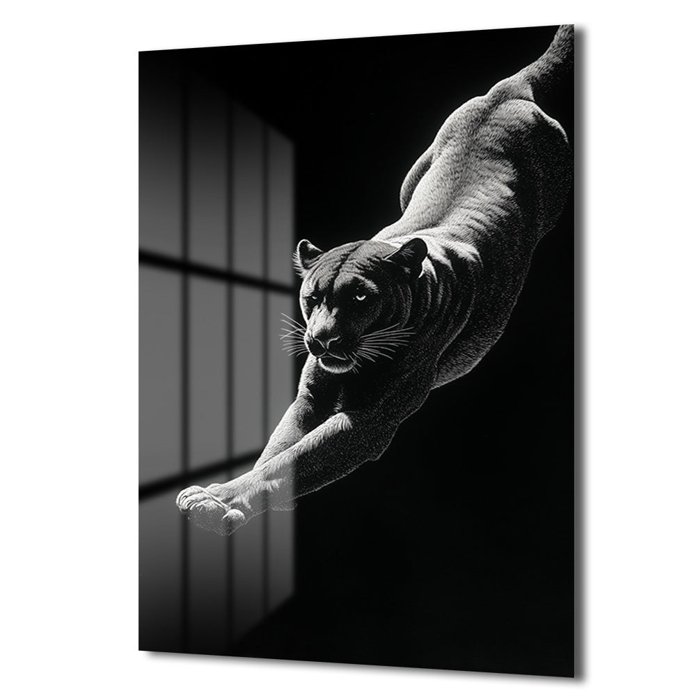 DEKORATİF DİKEY CAM TABLO - TT3388