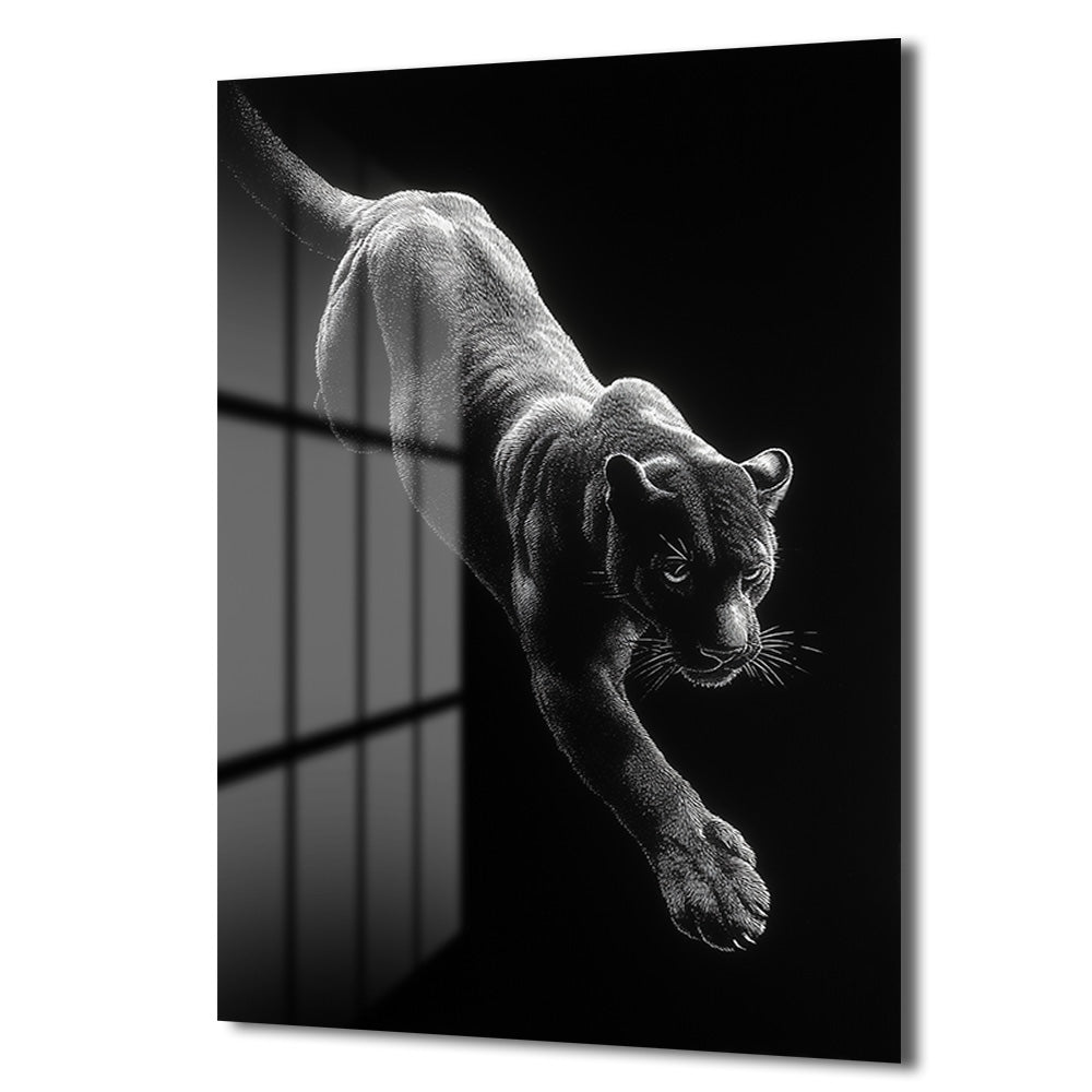 DEKORATİF DİKEY CAM TABLO - TT3389