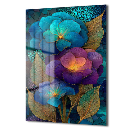 DEKORATİF DİKEY CAM TABLO - TT3455