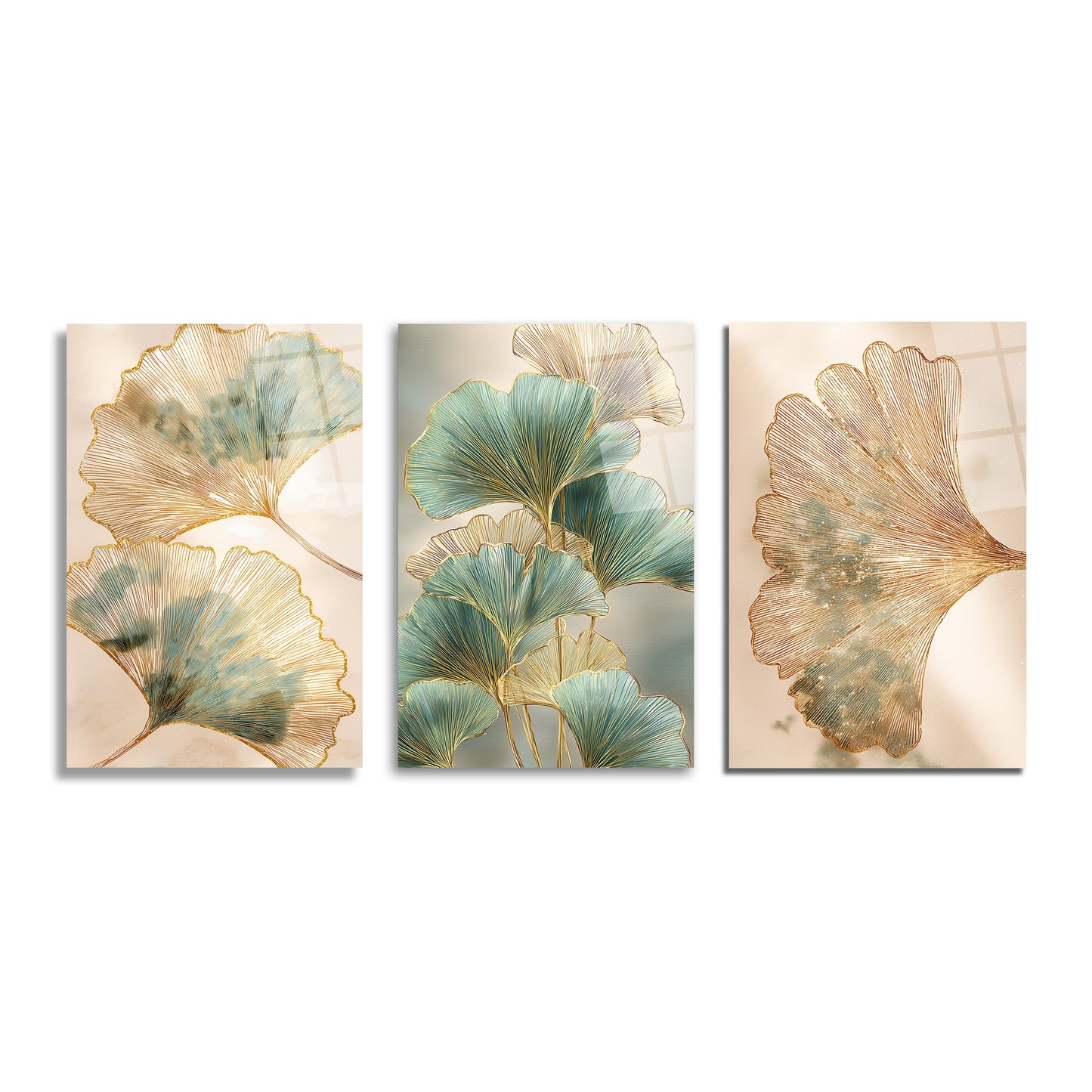 ÜÇLÜ DİKEY CAM TABLO SETİ - TT4149