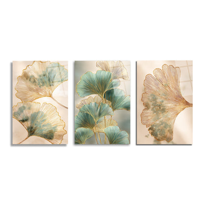 ÜÇLÜ DİKEY CAM TABLO SETİ - TT4149