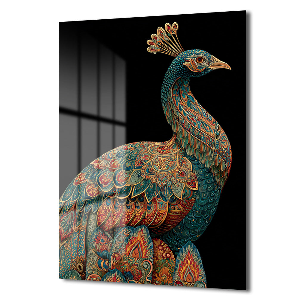 DEKORATİF DİKEY CAM TABLO - TT3393