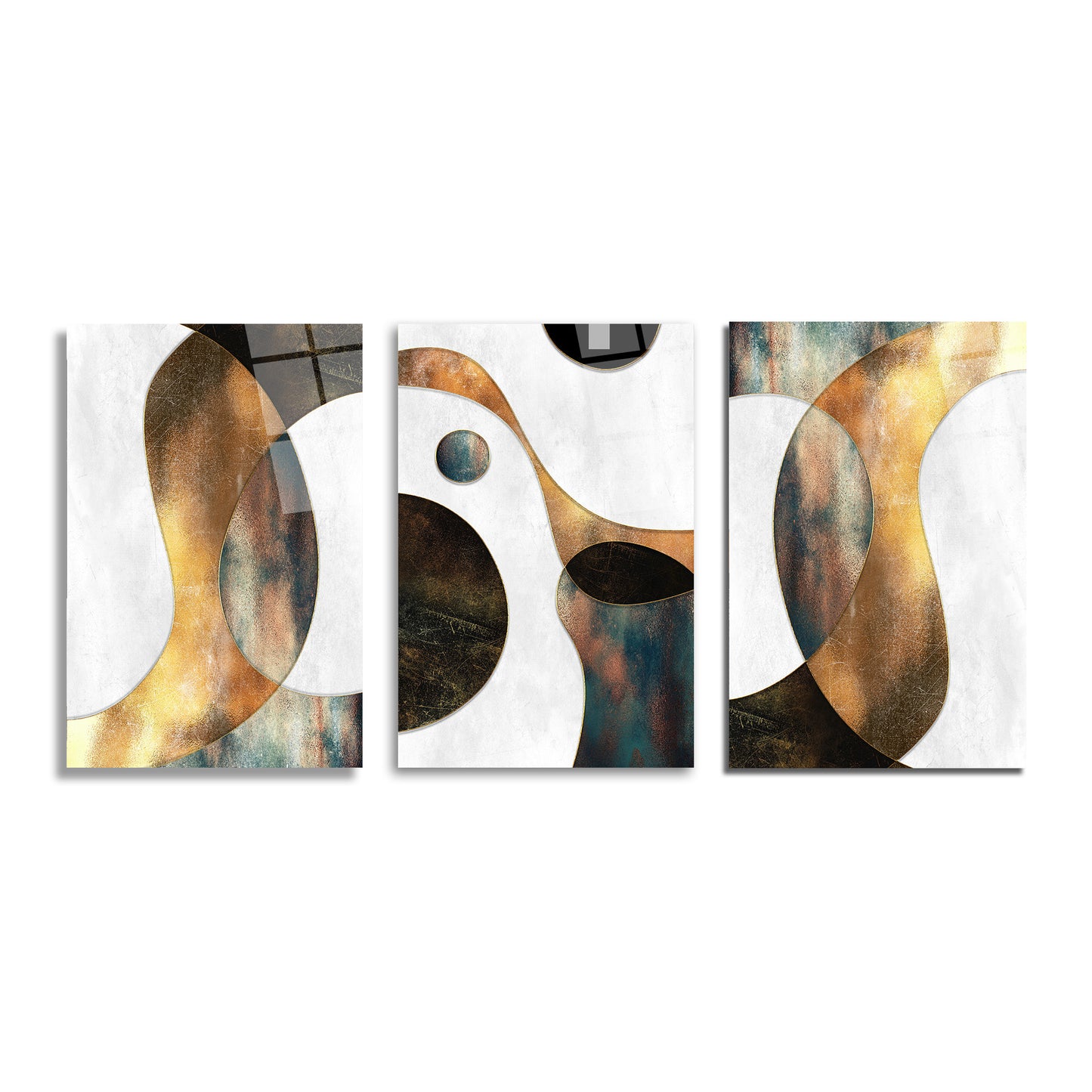 ÜÇLÜ DİKEY CAM TABLO SETİ - TT4076