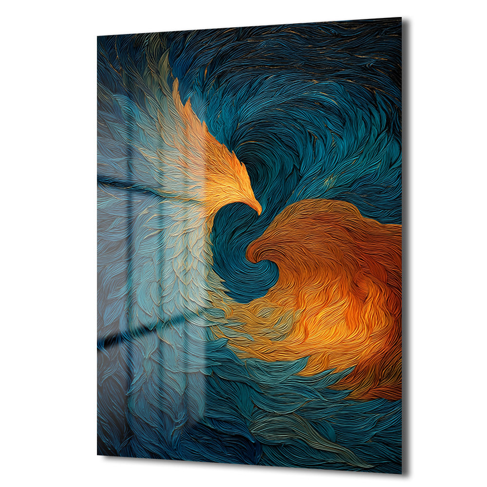 DEKORATİF DİKEY CAM TABLO - TT3465