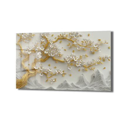 DEKORATİF YATAY CAM TABLO - TT3179