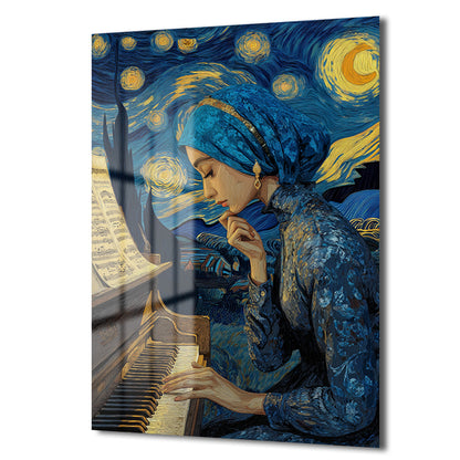 DEKORATİF DİKEY CAM TABLO - TT3400