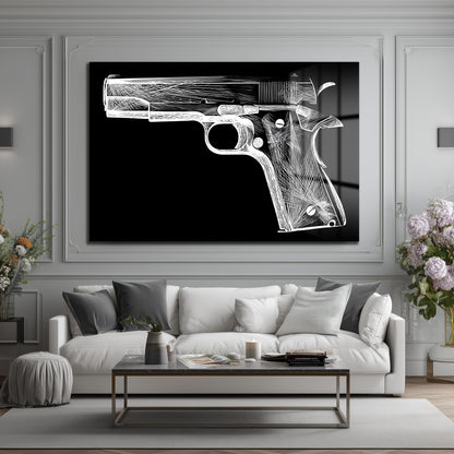 DEKORATİF YATAY CAM TABLO - TT3210