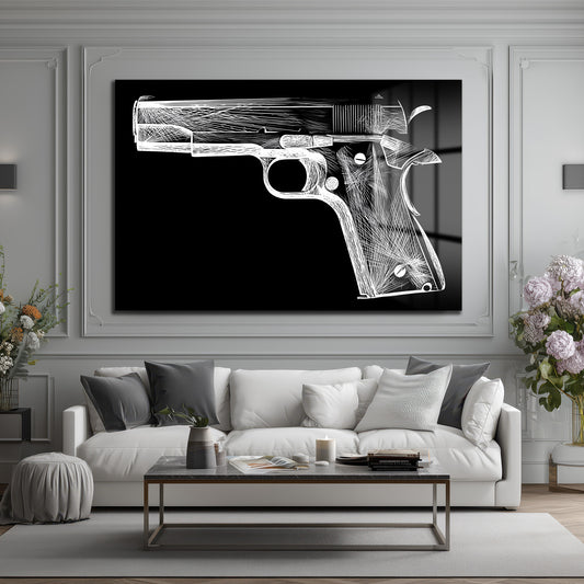 DEKORATİF YATAY CAM TABLO - TT3210