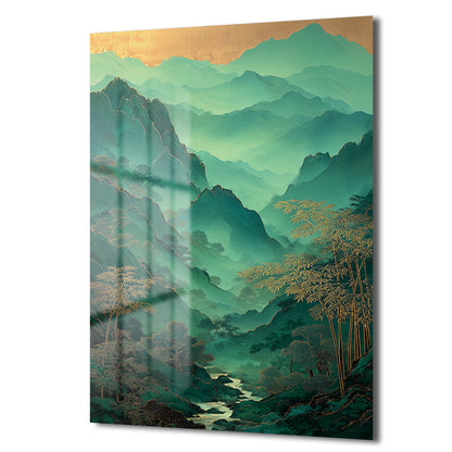 DEKORATİF DİKEY CAM TABLO - TT3470