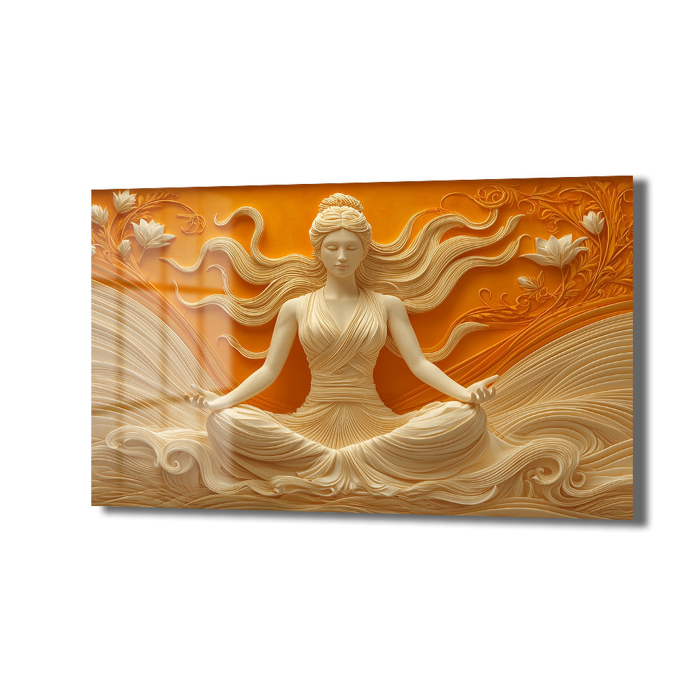 DEKORATİF YATAY CAM TABLO - TT3184