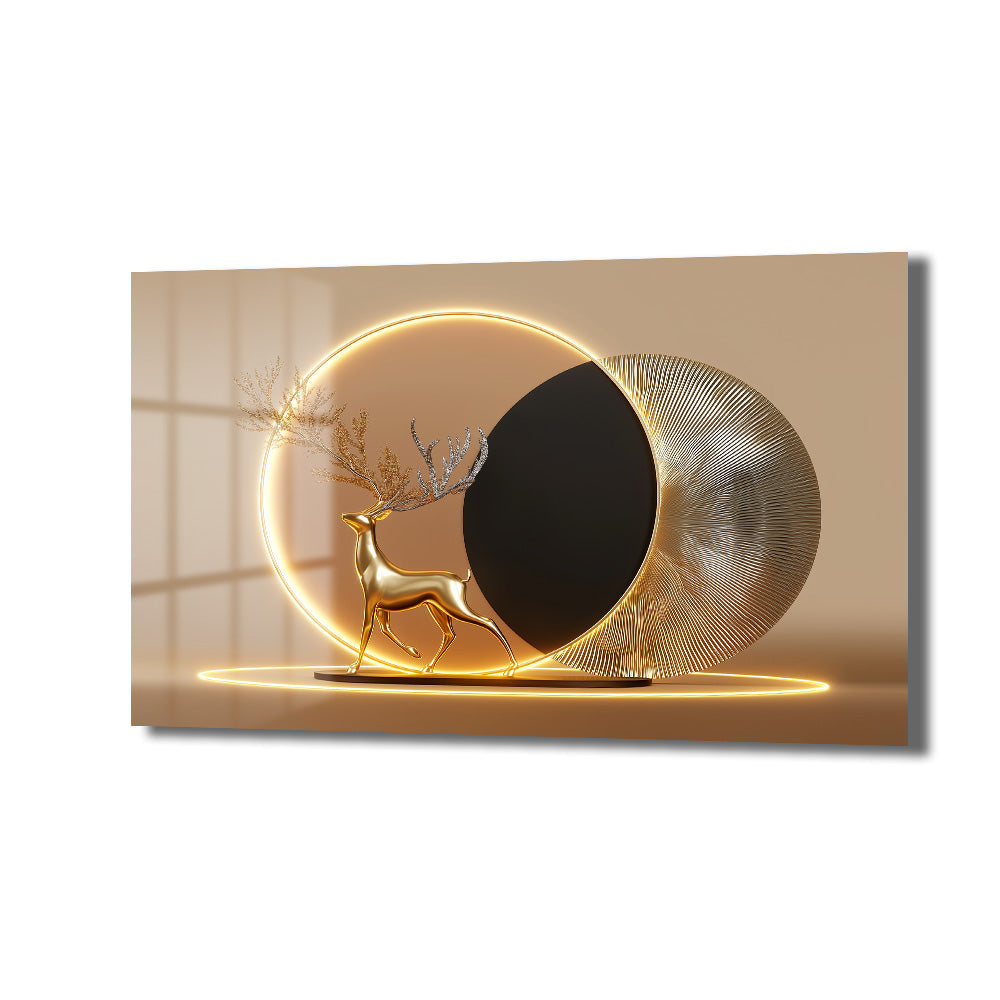 DEKORATİF YATAY CAM TABLO - TT3185