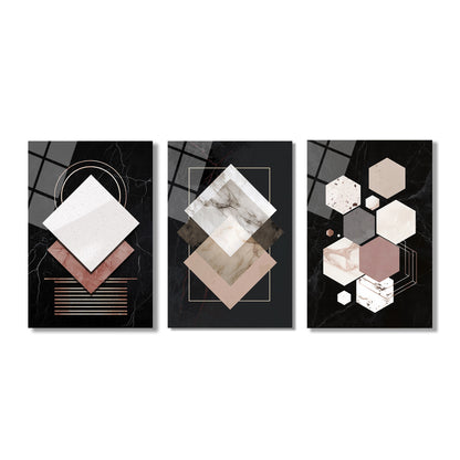 ÜÇLÜ DİKEY CAM TABLO SETİ - TT4068