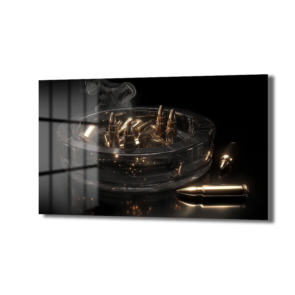 DEKORATİF YATAY CAM TABLO - TT3187