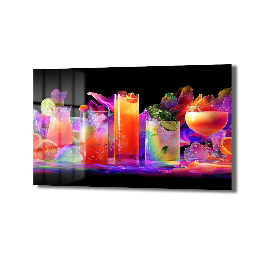 DEKORATİF YATAY CAM TABLO - TT3189