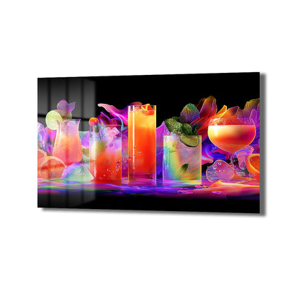 DEKORATİF YATAY CAM TABLO - TT3189