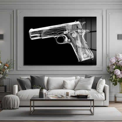 DEKORATİF YATAY CAM TABLO - TT3211