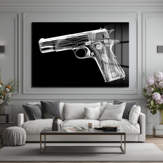 DEKORATİF YATAY CAM TABLO - TT3211