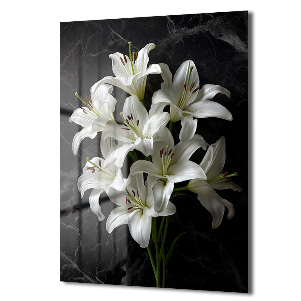 DEKORATİF DİKEY CAM TABLO - TT3482