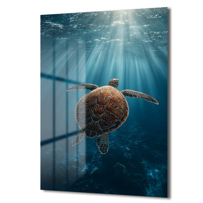 DEKORATİF DİKEY CAM TABLO - TT3483