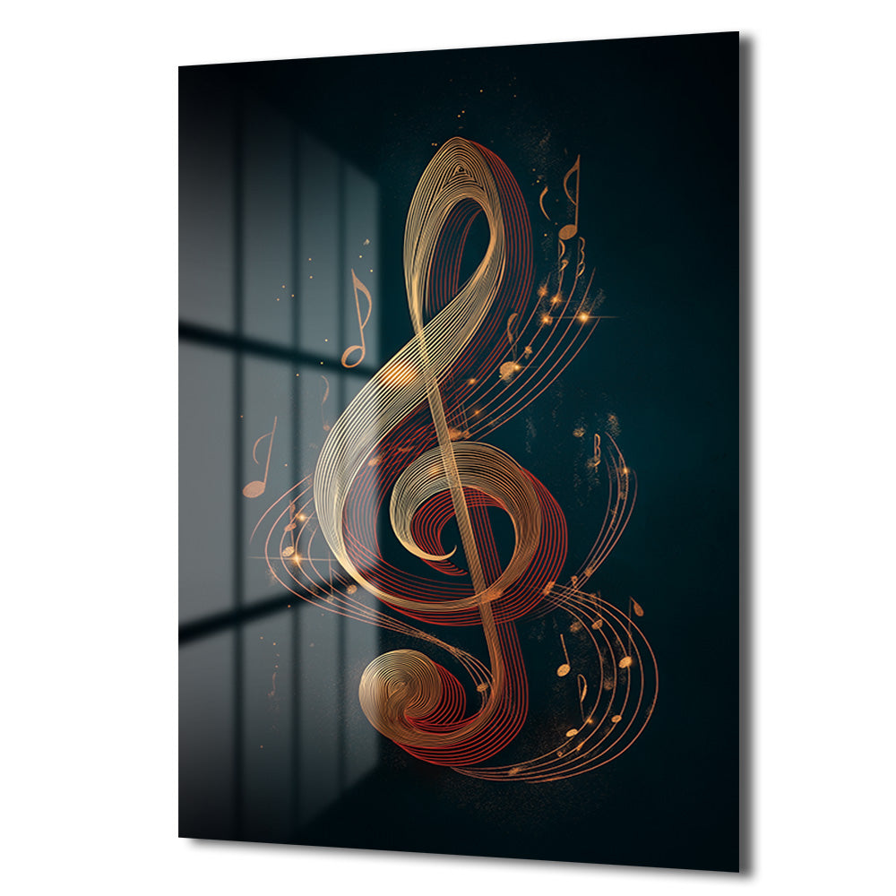 DEKORATİF DİKEY CAM TABLO - TT3485