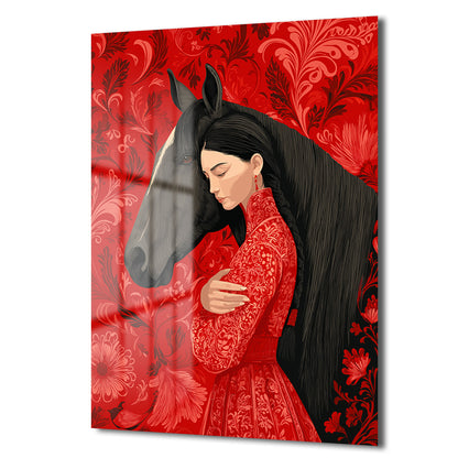 DEKORATİF DİKEY CAM TABLO - TT3487