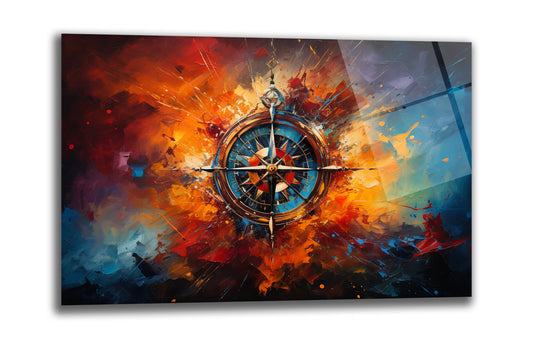 DEKORATİF YATAY CAM TABLO - TT0069