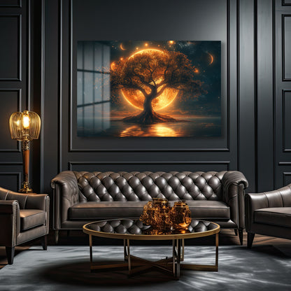 DEKORATİF YATAY CAM TABLO - TT1263