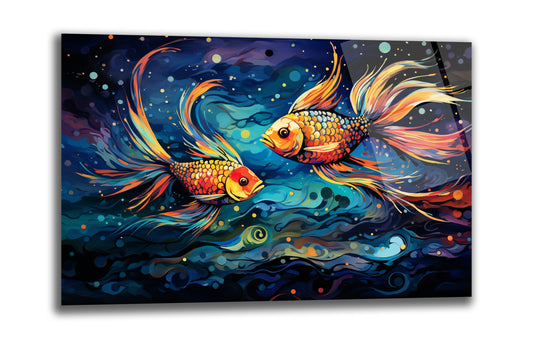 DEKORATİF YATAY CAM TABLO - TT0020