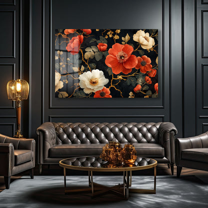 DEKORATİF YATAY CAM TABLO - TT1287