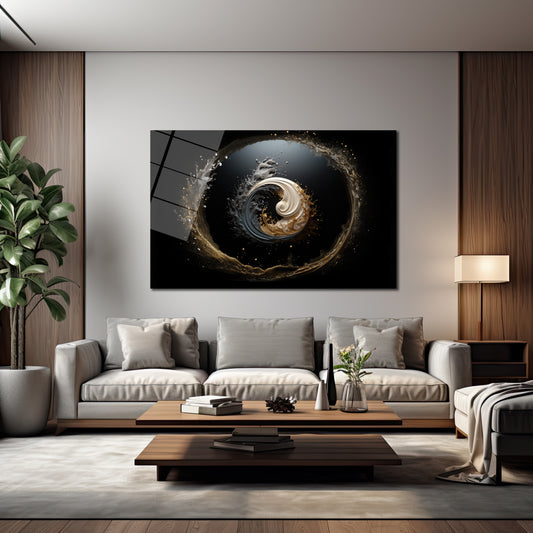 DEKORATİF YATAY CAM TABLO - TT0178