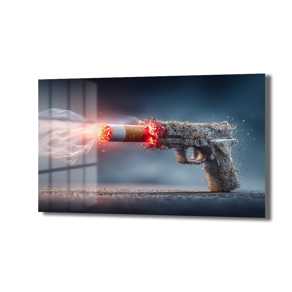 DEKORATİF YATAY CAM TABLO - TT3204