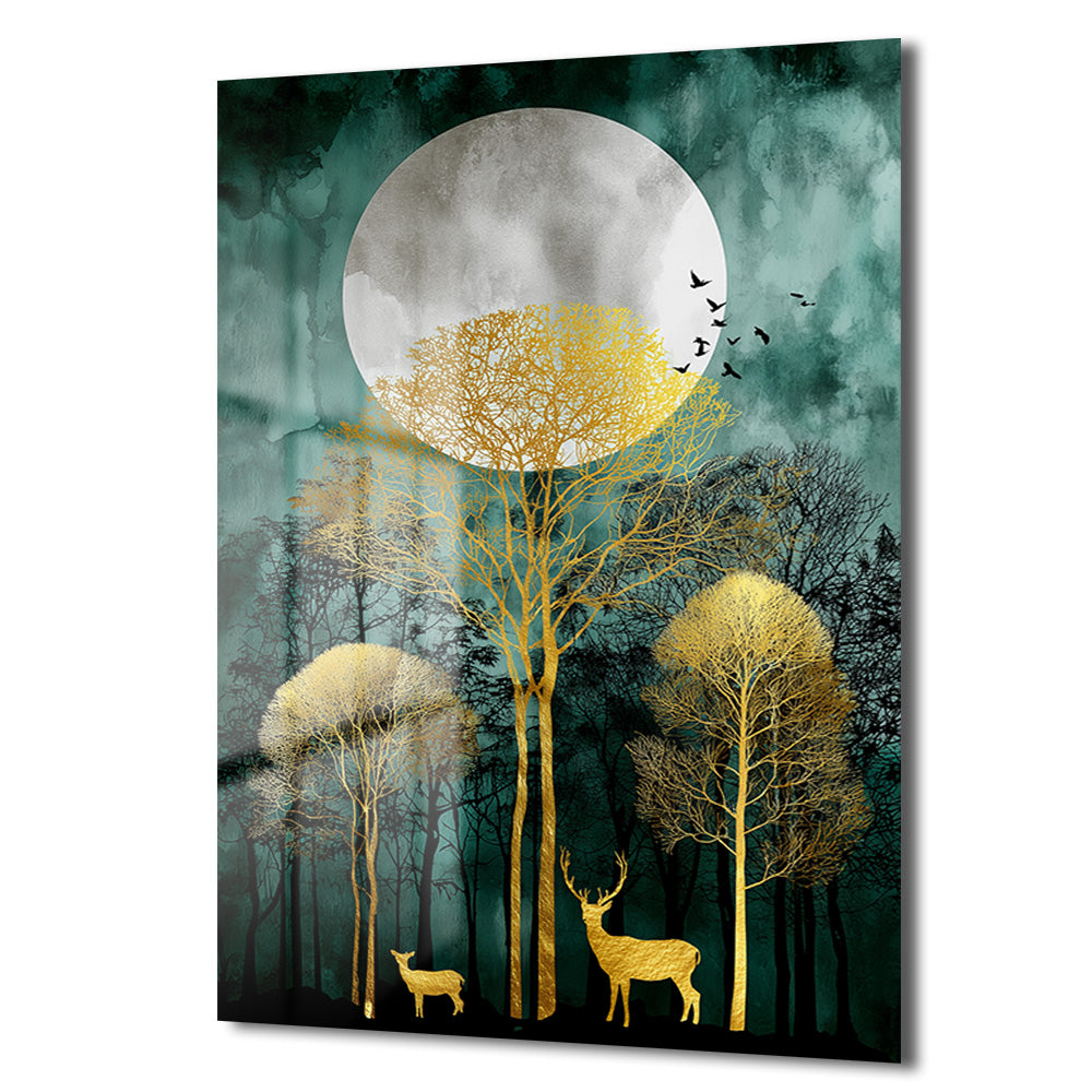 DEKORATİF DİKEY CAM TABLO - TT3426