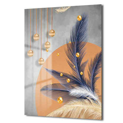 DEKORATİF DİKEY CAM TABLO - TT3497