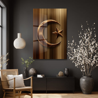 DEKORATİF DİKEY CAM TABLO - TT3344