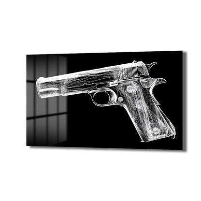 DEKORATİF YATAY CAM TABLO - TT3211