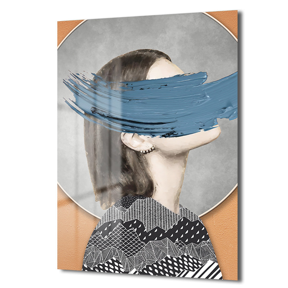 DEKORATİF DİKEY CAM TABLO - TT3498