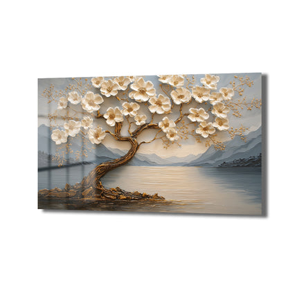 DEKORATİF YATAY CAM TABLO - TT3212