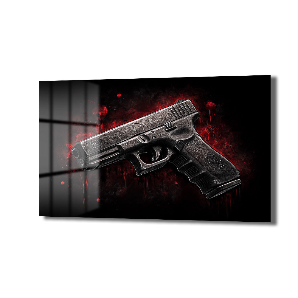 DEKORATİF YATAY CAM TABLO - TT3213