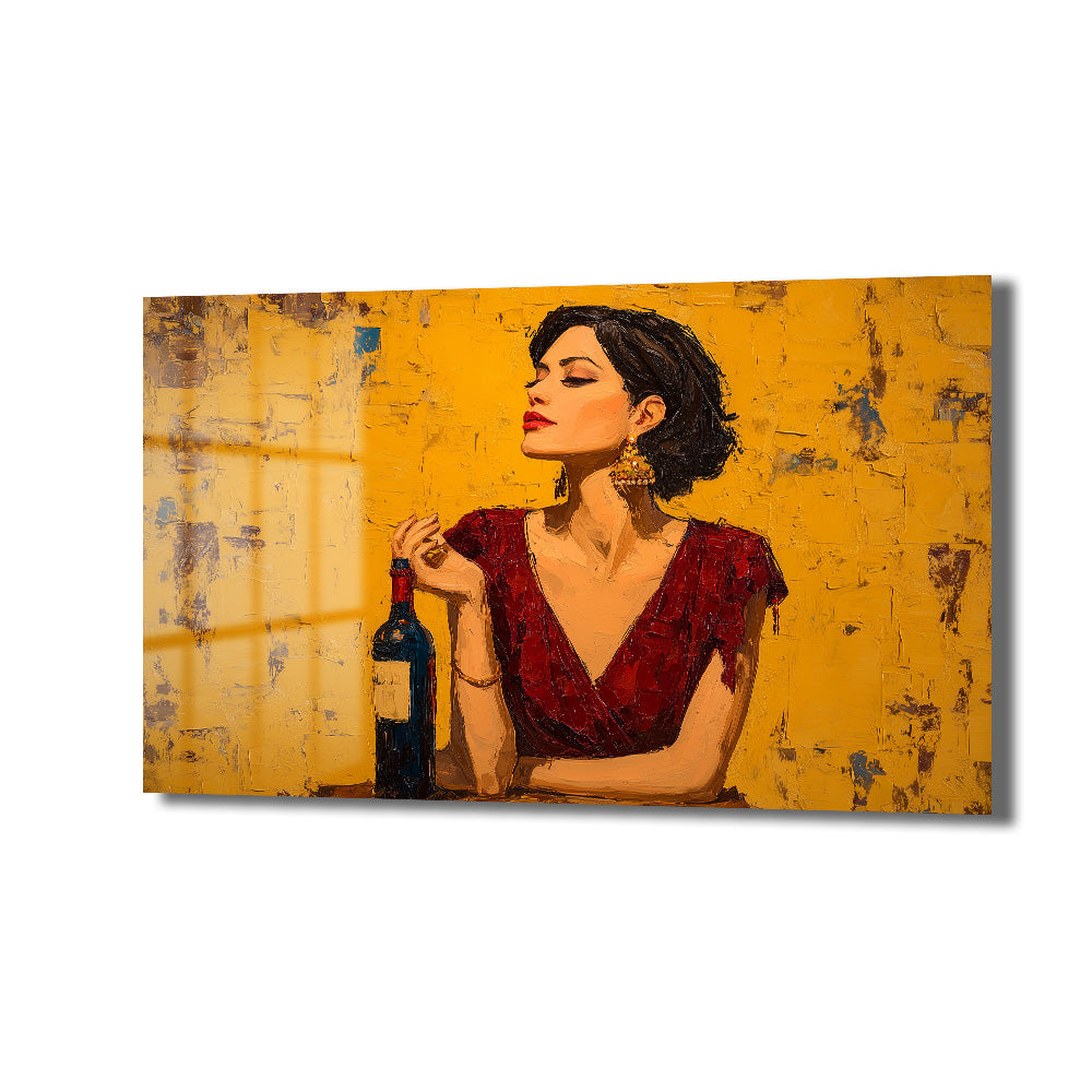 DEKORATİF YATAY CAM TABLO - TT3216