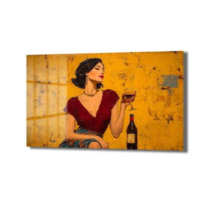 DEKORATİF YATAY CAM TABLO - TT3217